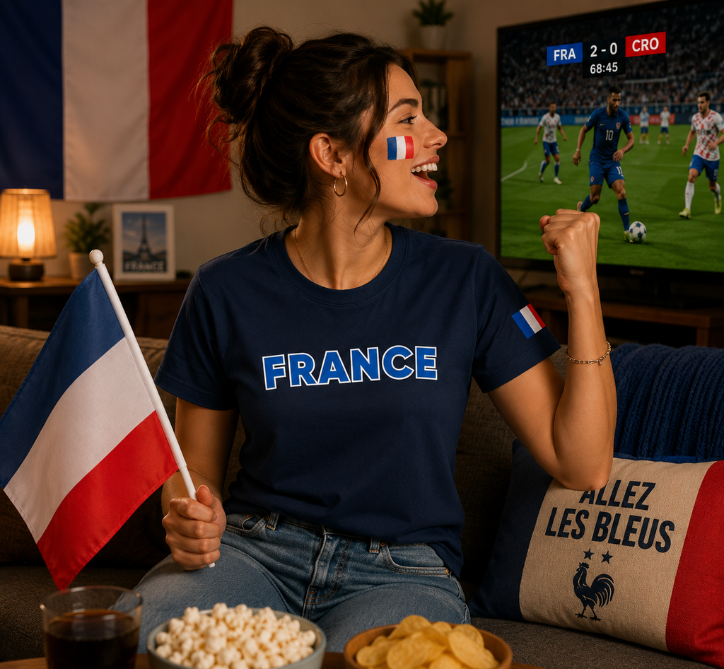France Football Fan T-Shirt – 2026 Football TShirt