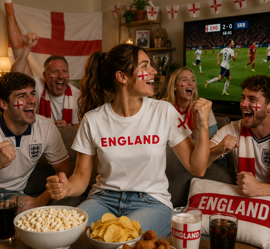 England Football Fan T-Shirt – 2026 Football TShirt