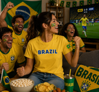 Brazil Football Fan T-Shirt – 2026 Football World Cup TShirt
