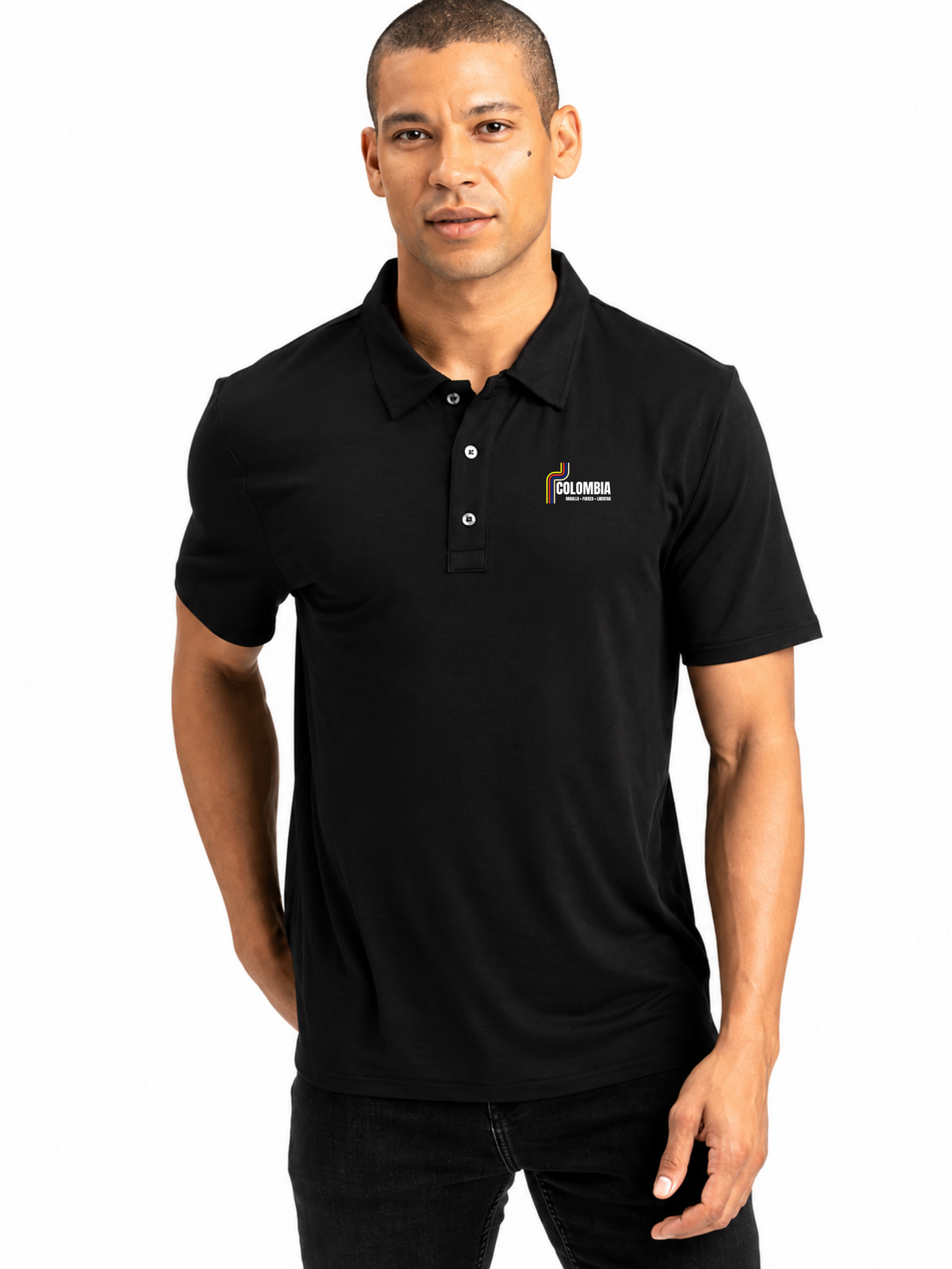 Colombia Country Pride Polo T-Shirt – Premium Unisex Polo Tee Main image