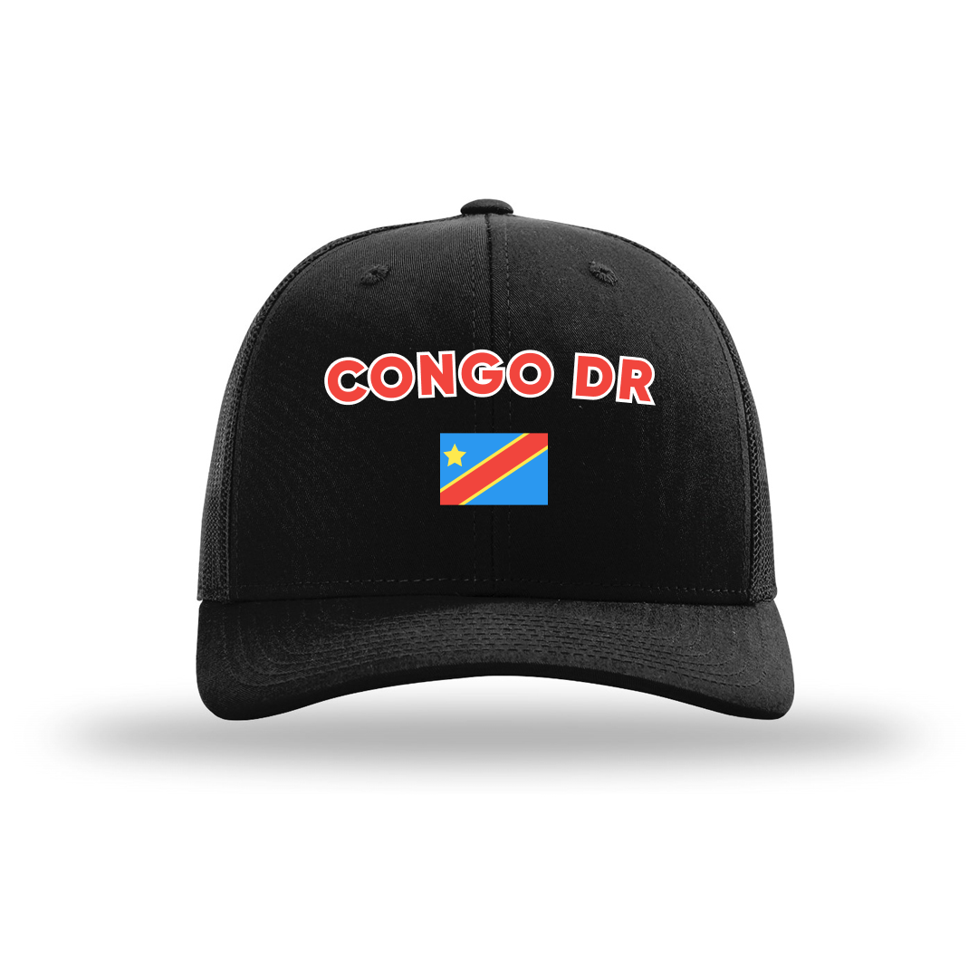 Congo DR Country Flag Cap - Football/Basketball Fan Cap Main image