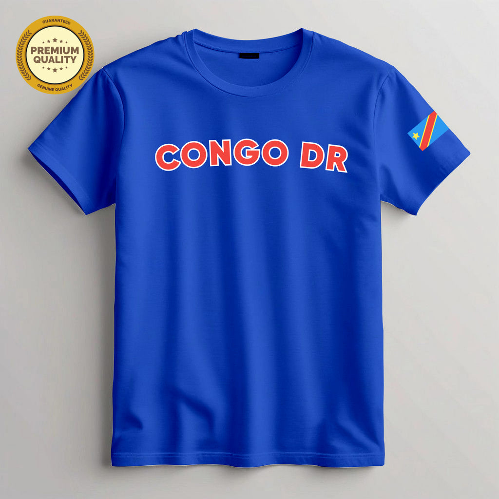 Congo DR Soccer Fan T Shirt – 2026