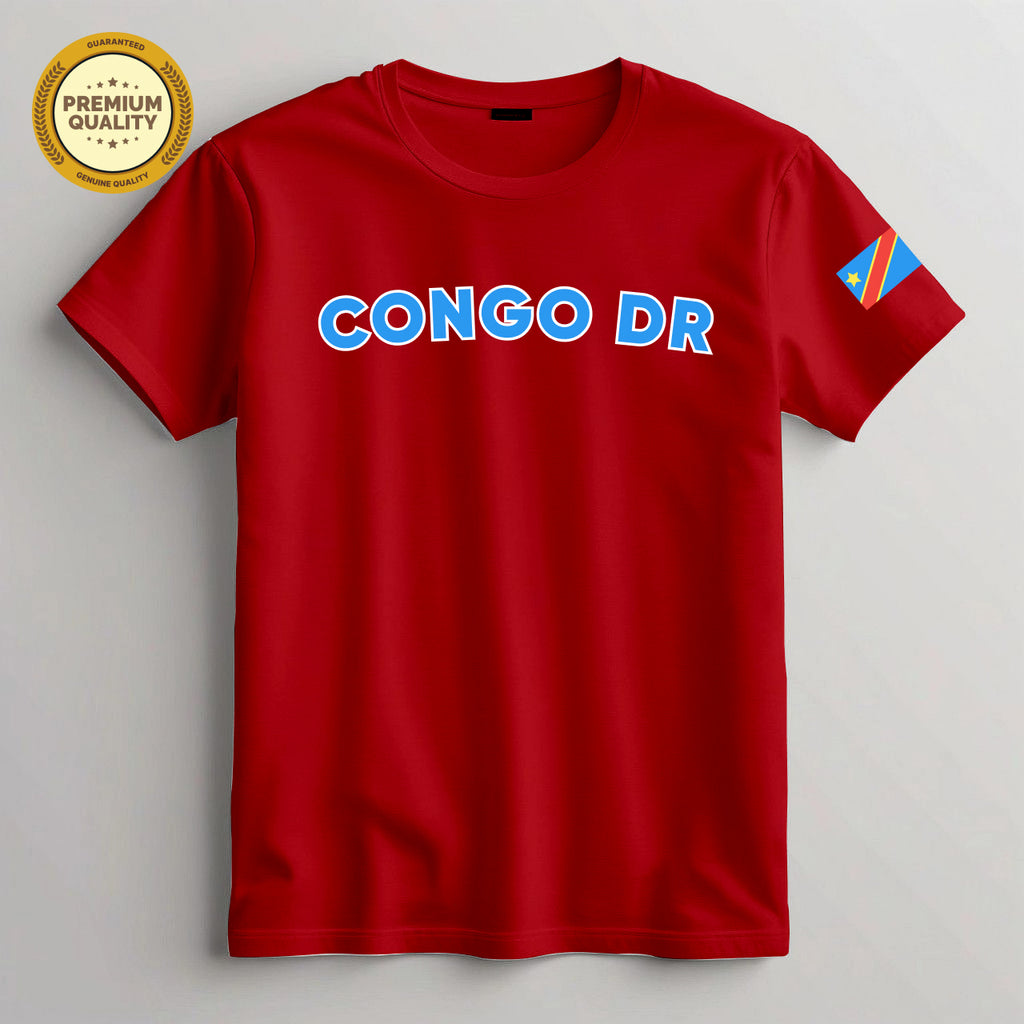 Congo DR Soccer Fan T Shirt – 2026