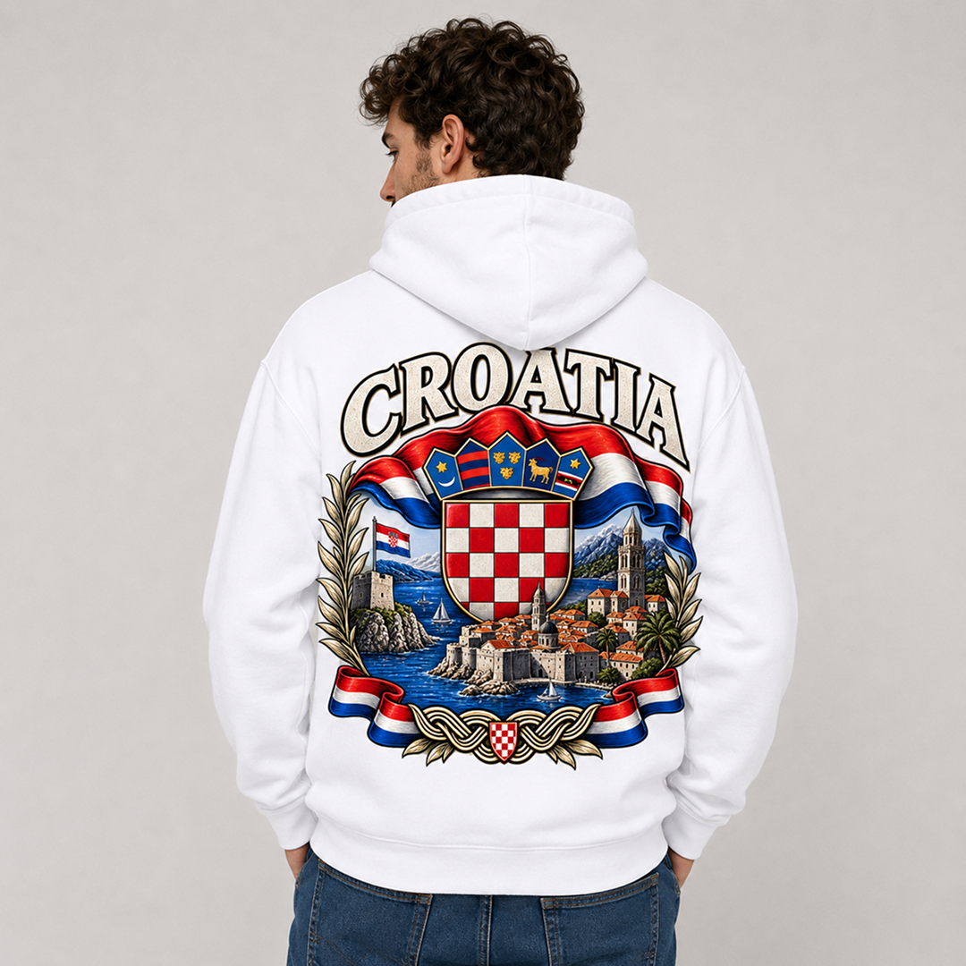 Croatia Country Pride Hoodie – Premium Football Fan Hoodie Secondary image