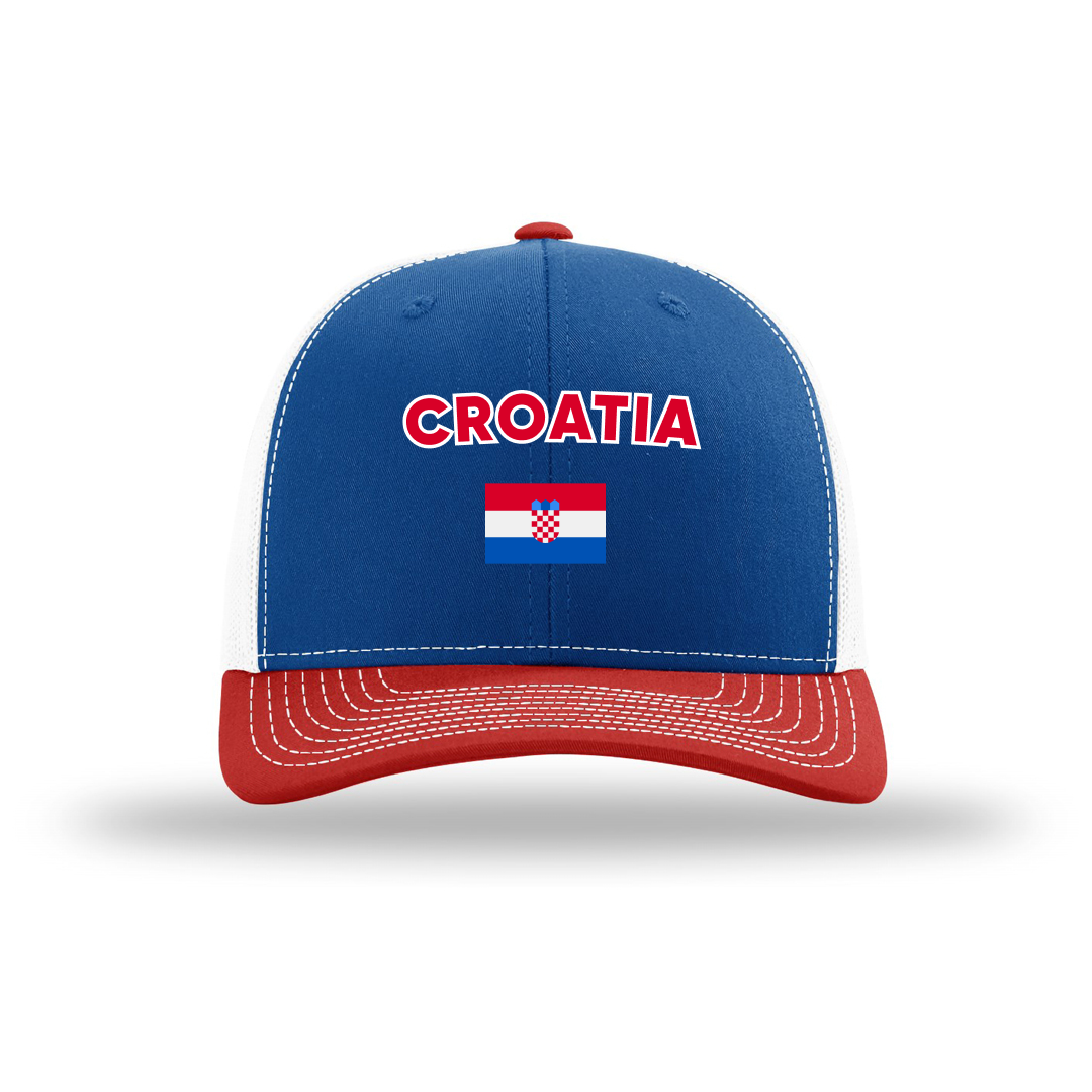Croatia Country Flag Cap - Football/Basketball Fan Cap