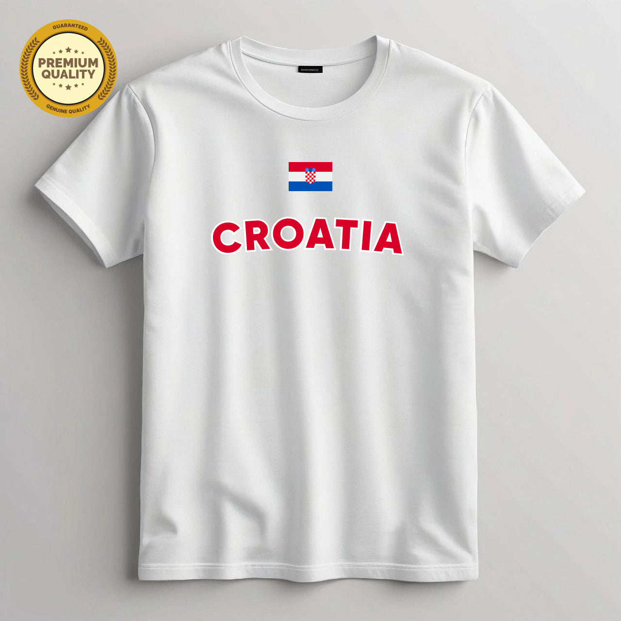 Croatia Football Fan T-Shirt – Football T Shirt Main image