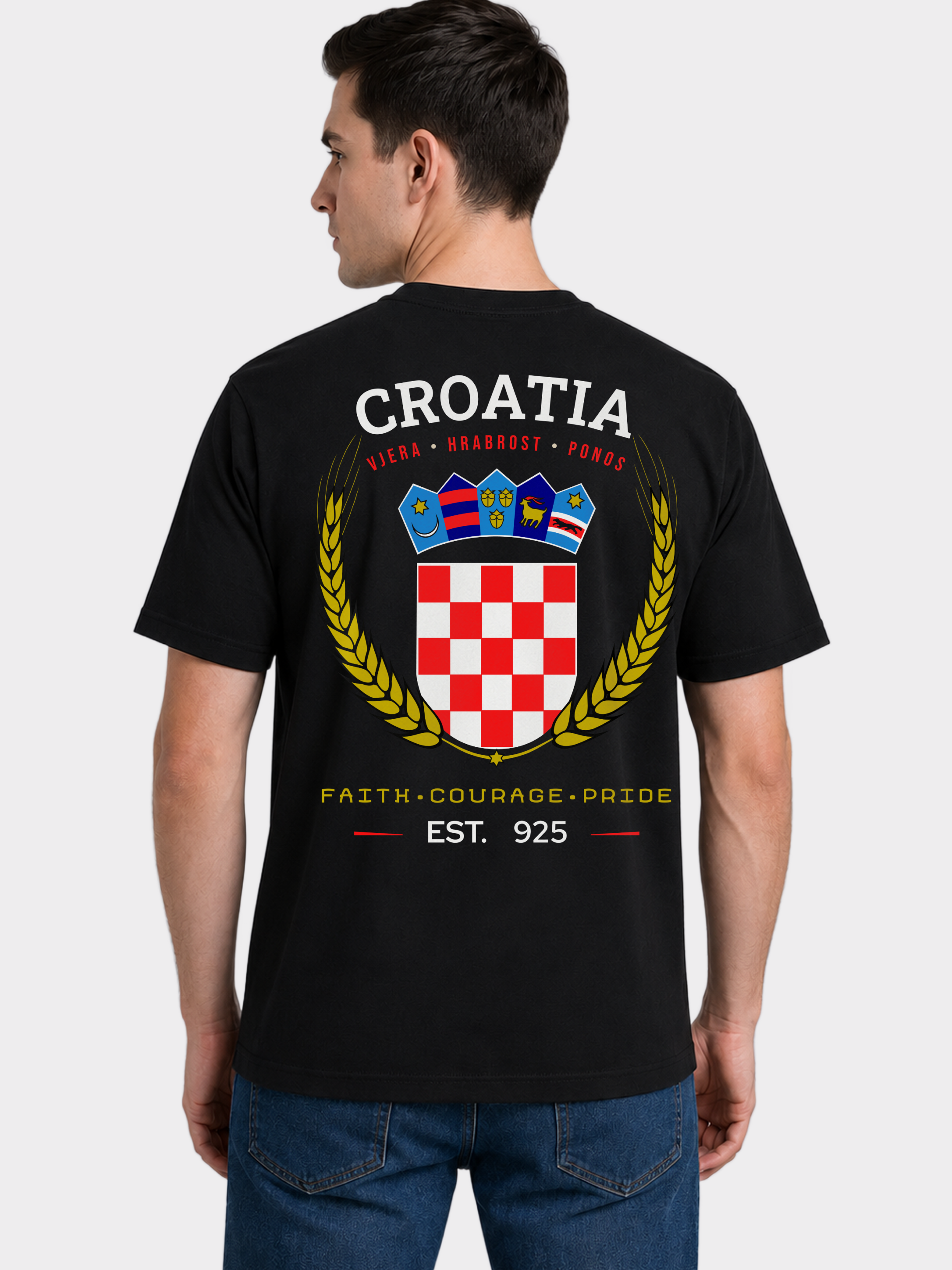 Croatia Graphic Tee – Unisex Country Pride T-Shirt Secondary image