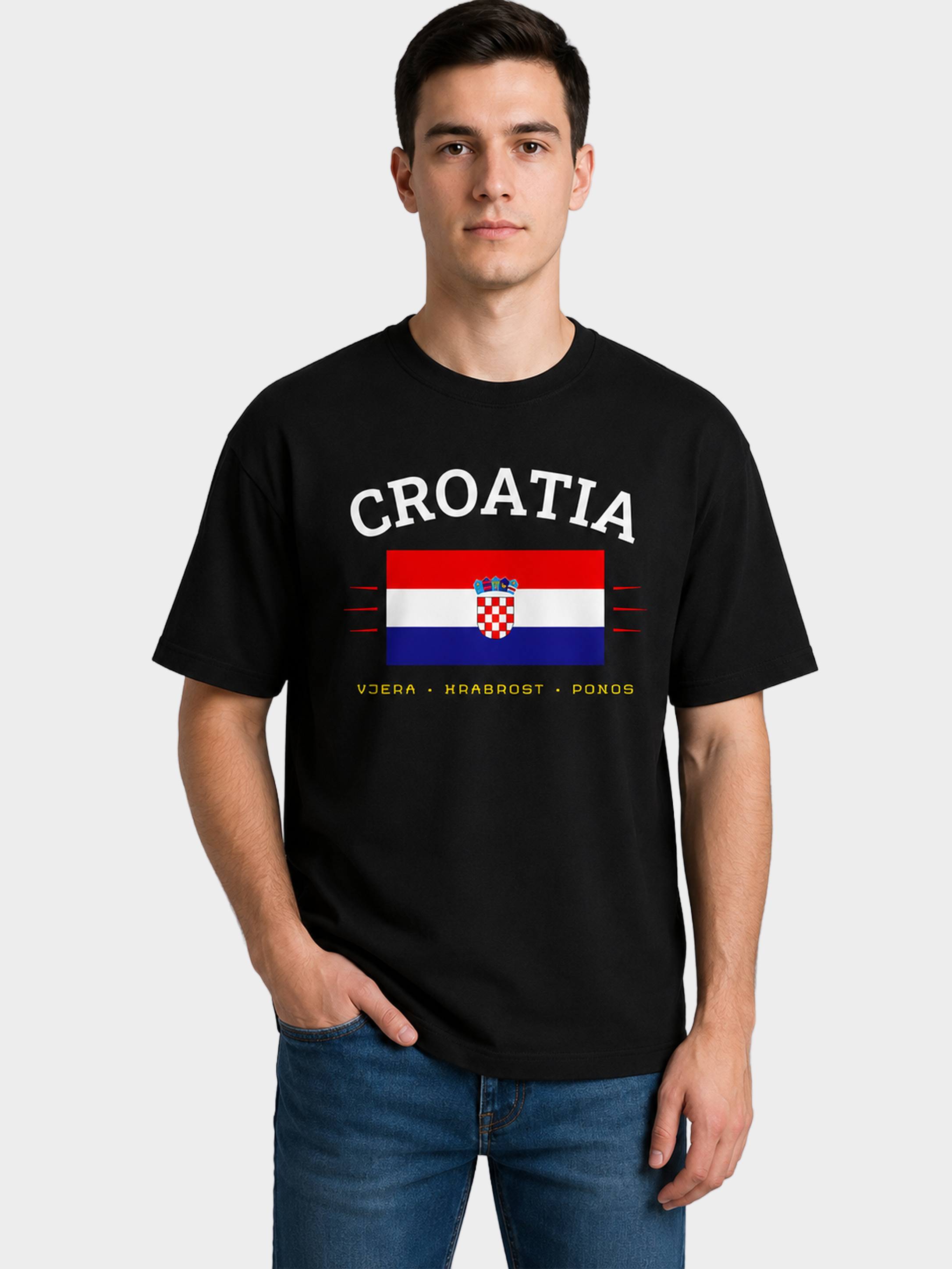 Croatia Graphic Tee – Unisex Country Pride T-Shirt Main image