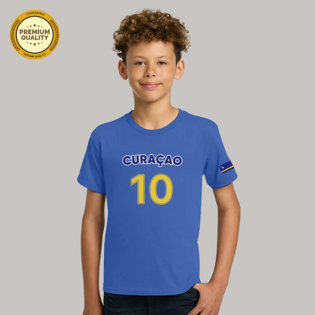 Curaçao Soccer Fan T-Shirt For Boys/Youth – 2026 Football   TShirt