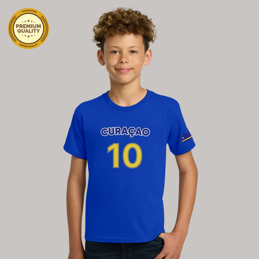 Curaçao Soccer Fan T-Shirt For Boys/Youth – 2026 Football   TShirt