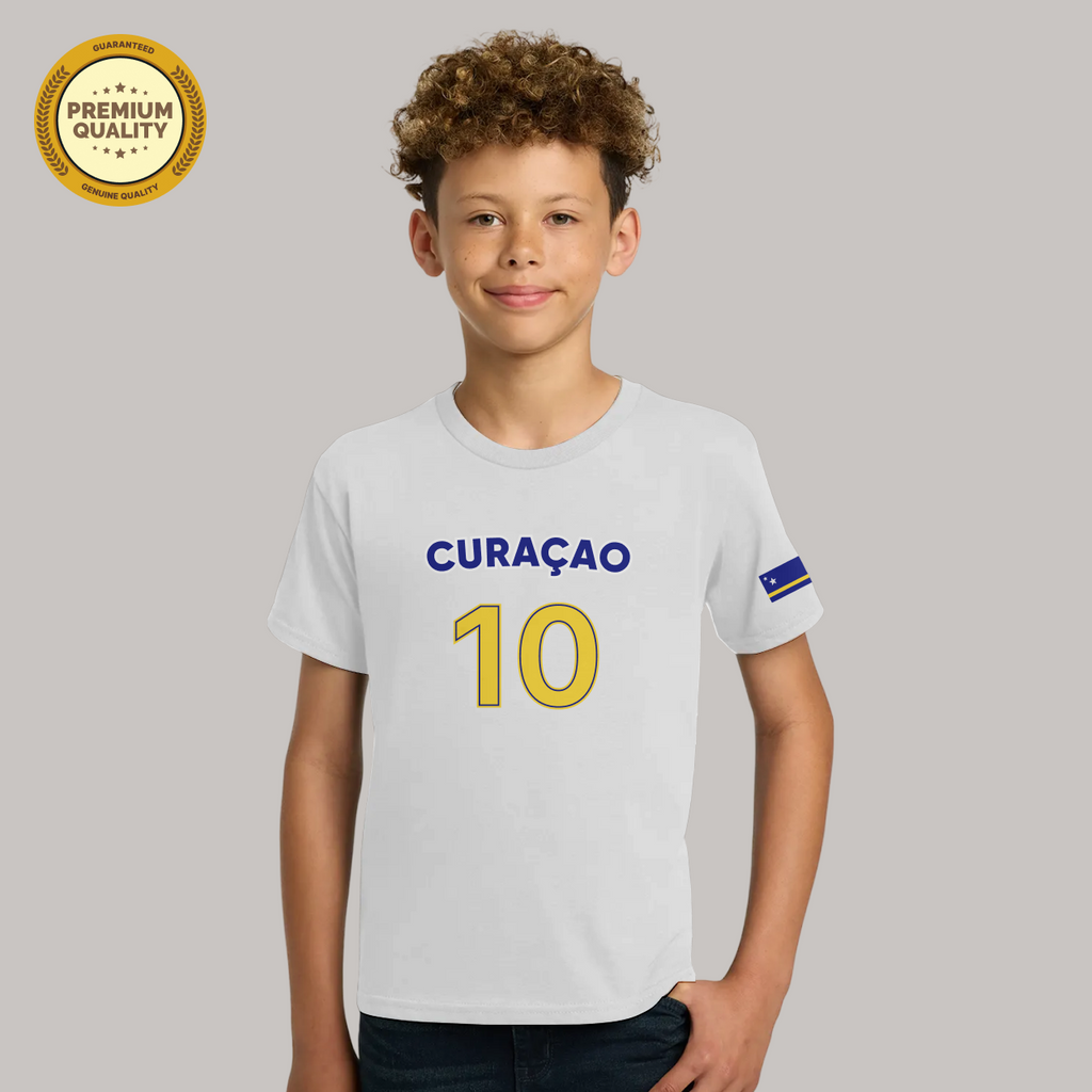 Curaçao Soccer Fan T-Shirt For Boys/Youth – 2026 Football   TShirt