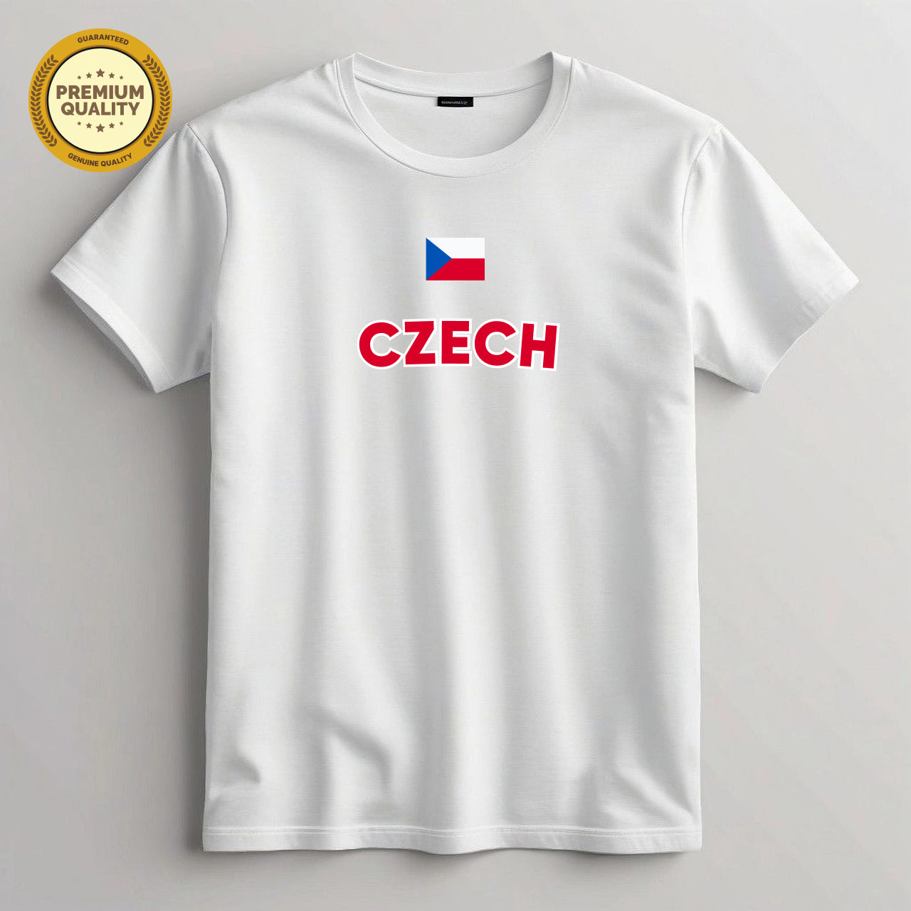 Czech Republic Football Fan T Shirt – Football T Shirt Secondary image