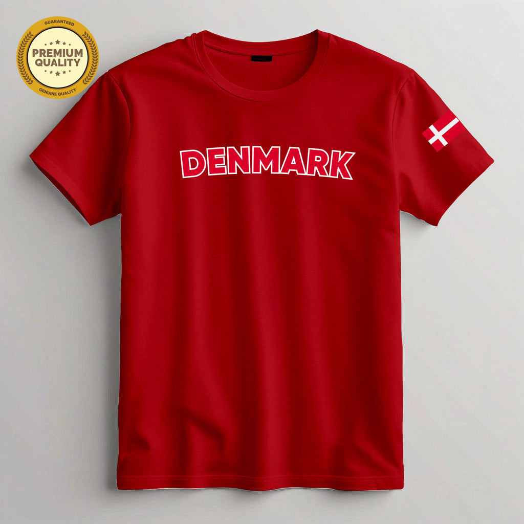 Denmark Football Fan T-Shirt – 2026 Football TShirt
