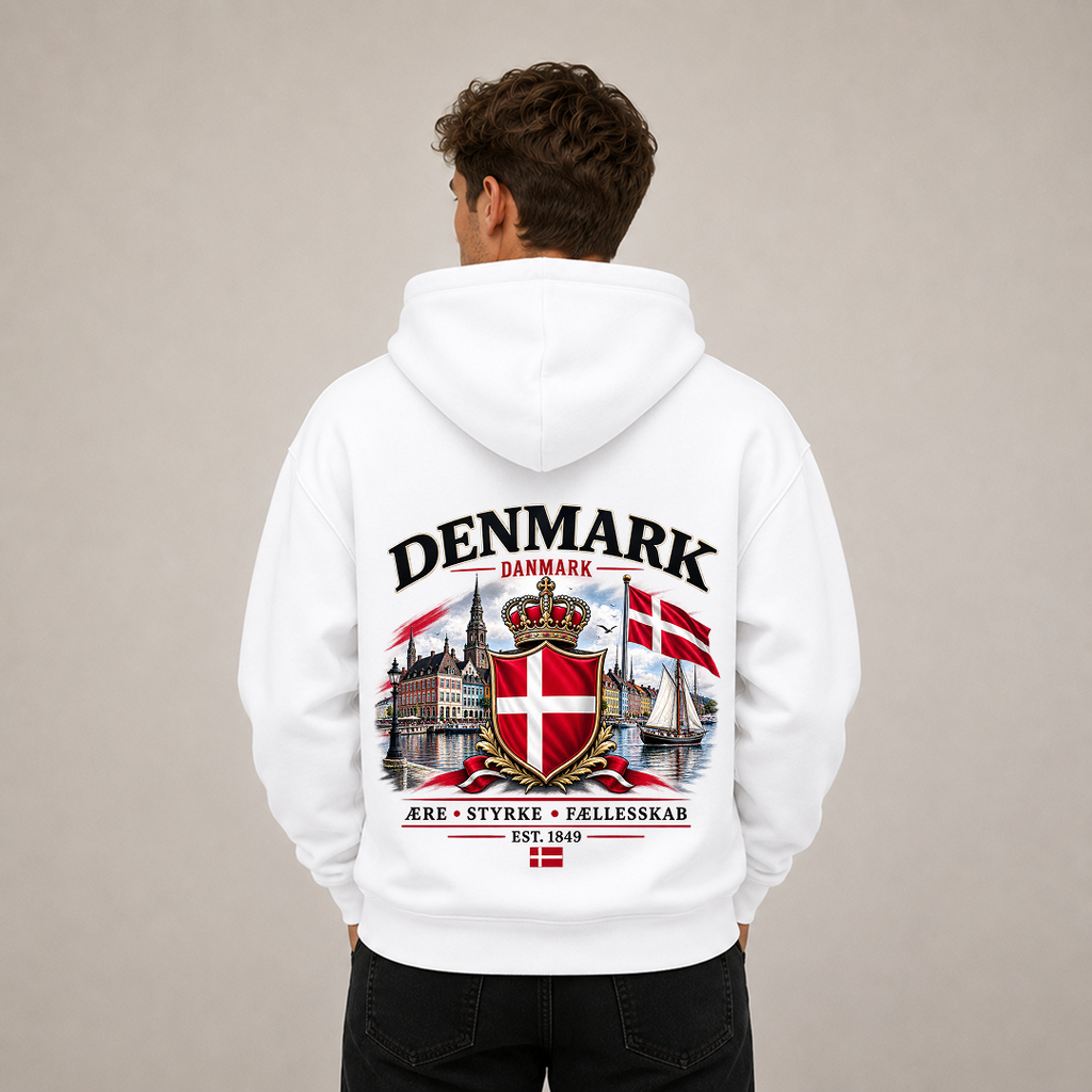 Denmark Country Pride Hoodie – Premium Football Fan Hoodie