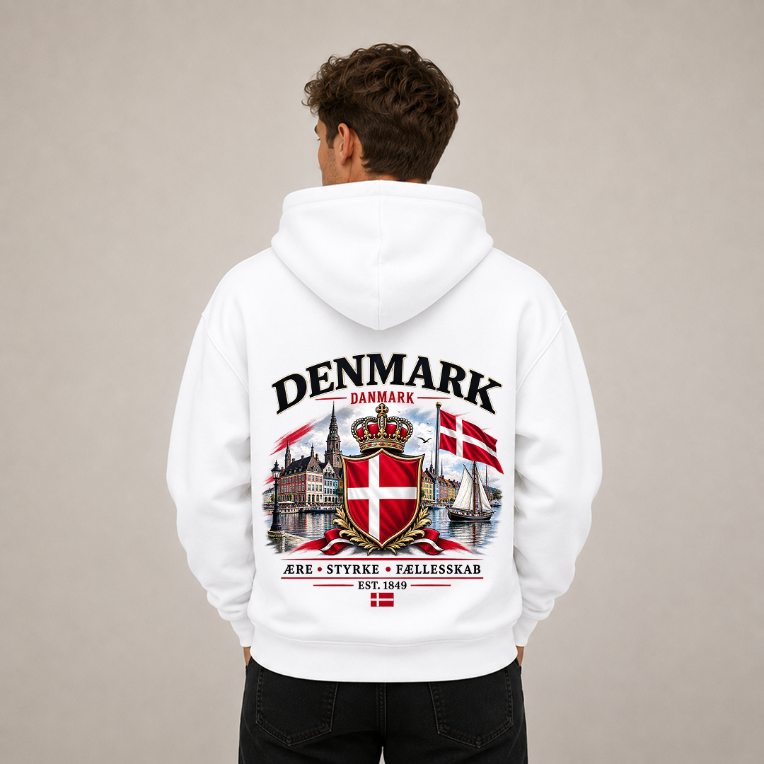 Denmark Country Pride Hoodie – Premium Football Fan Hoodie