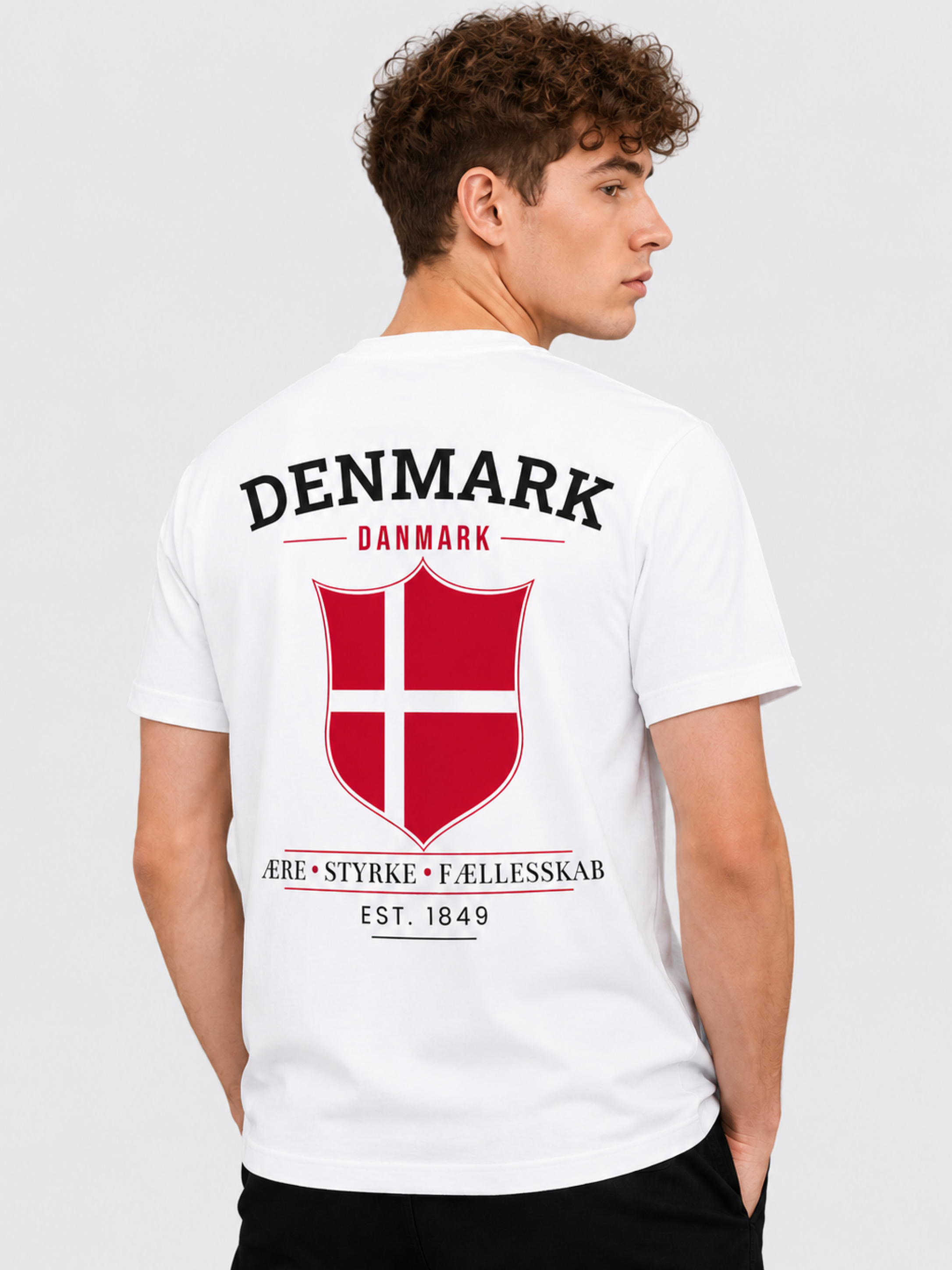 Denmark Graphic Tee – Unisex Country Pride T-Shirt Secondary image