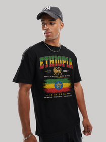 Ethiopia Oversized T-Shirt – Country Pride Unisex Graphic Tee