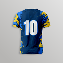 Ecuador Football T-Shirt - Dry Fit T Shirt