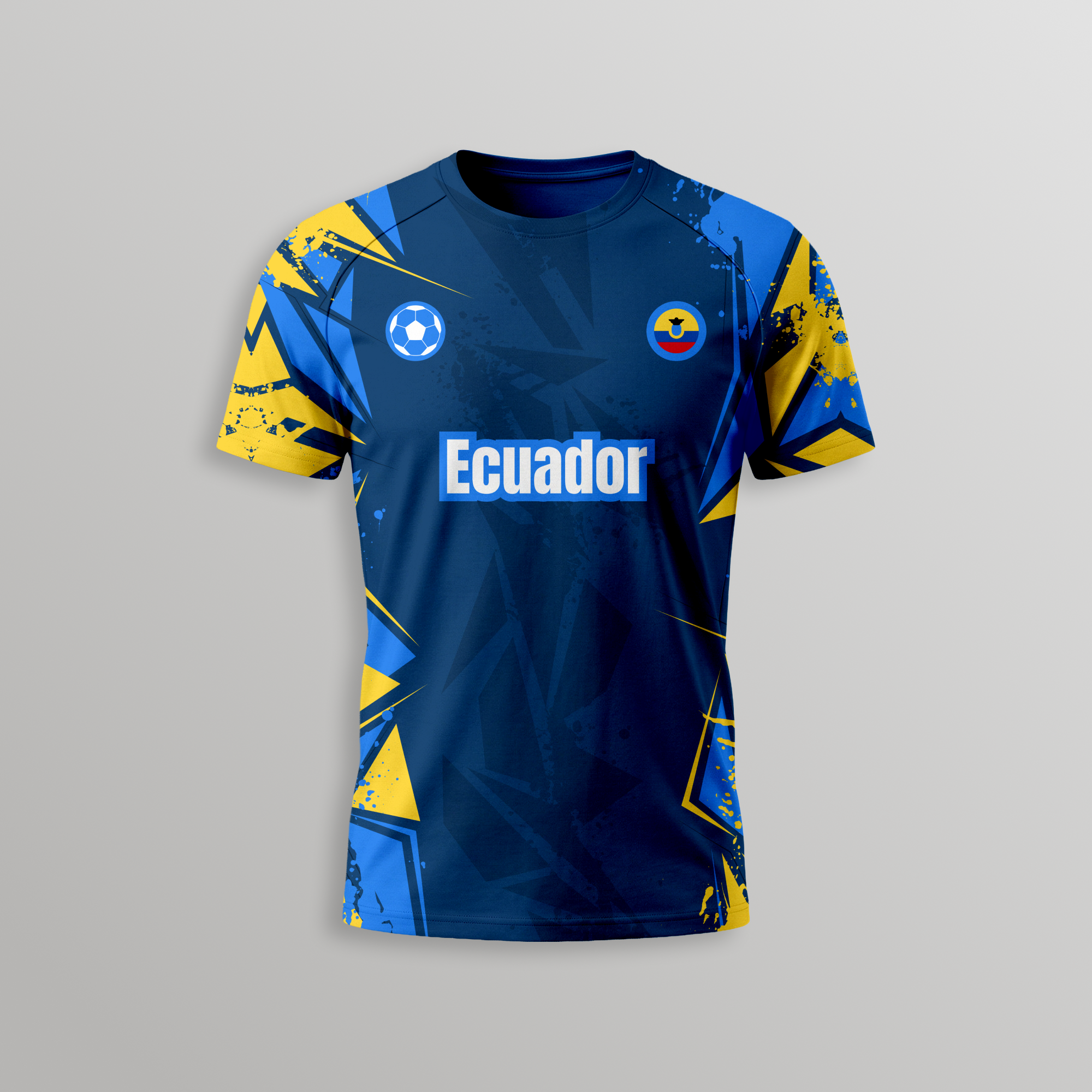 Ecuador Football T-Shirt - Dry Fit T Shirt Main image