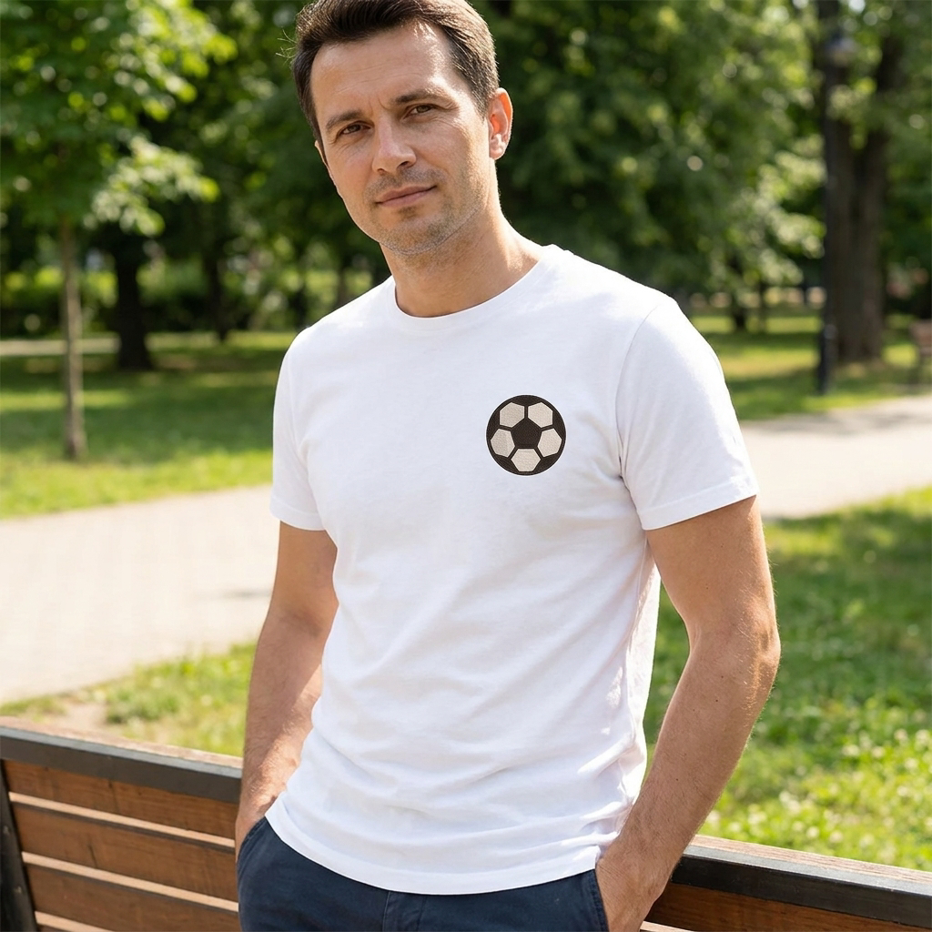 Embroidered Soccer T-Shirt, USA Soccer Tee, Sports Lover Gift