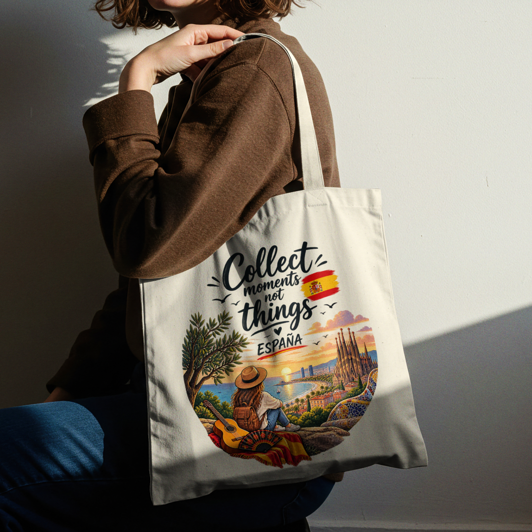 Espana Heritage Graphic Tote Bag – Country Pride Canvas Tote