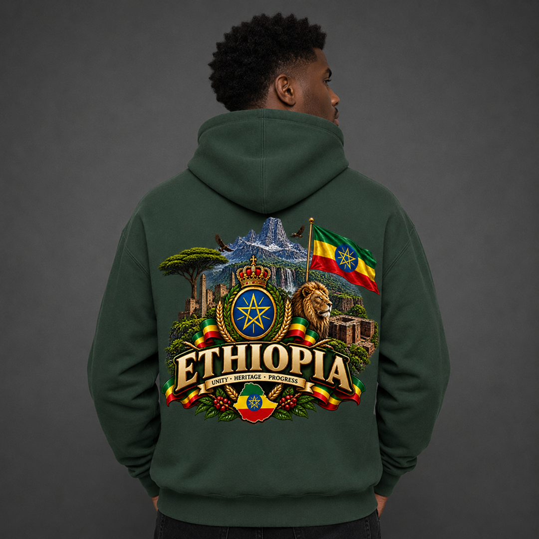 Ethiopia Country Pride Hoodie – Premium Football Fan Hoodie Secondary image