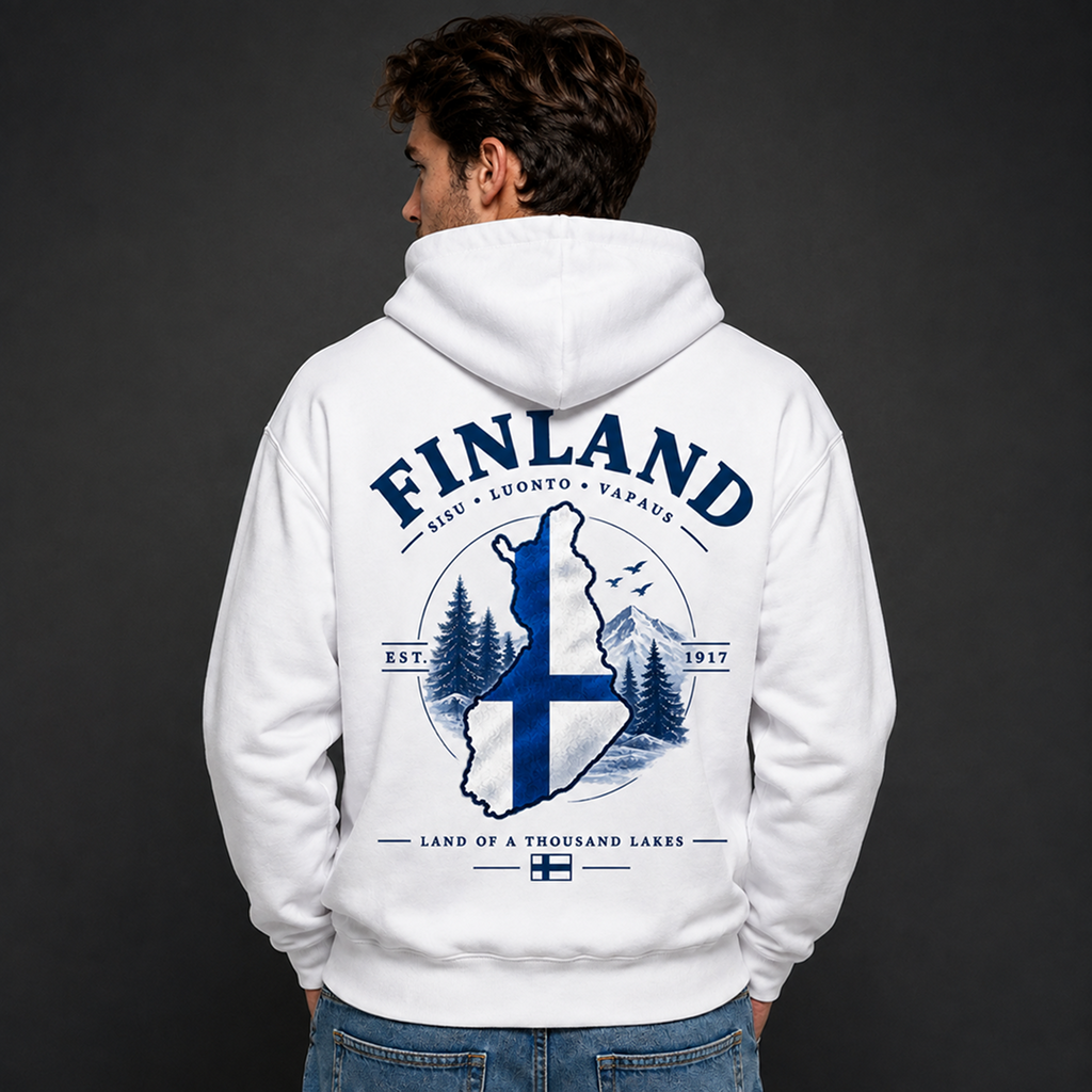 Finland Country Pride Hoodie – Premium Football Fan Hoodie