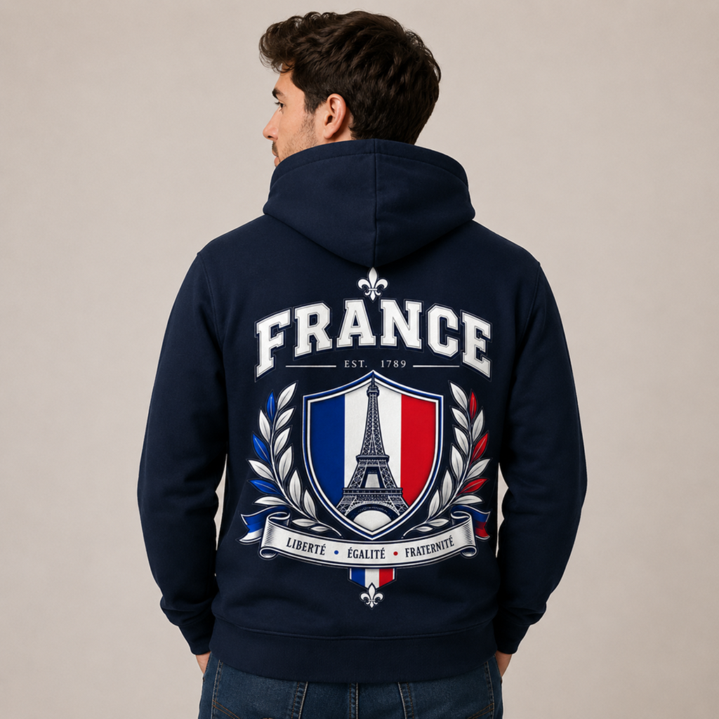 France Country Pride Hoodie – Premium Football Fan Hoodie