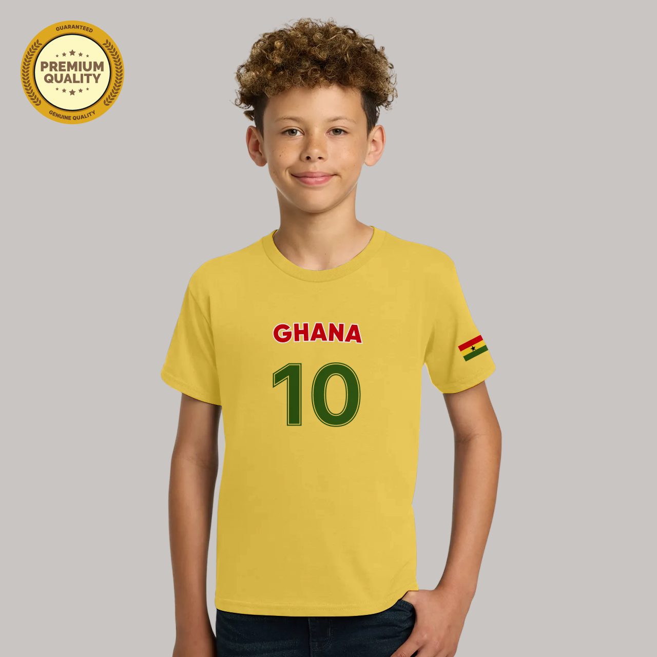 Ghana Football Fan T-Shirt For Boys/Youth – 2026 Football World Cup TShirt