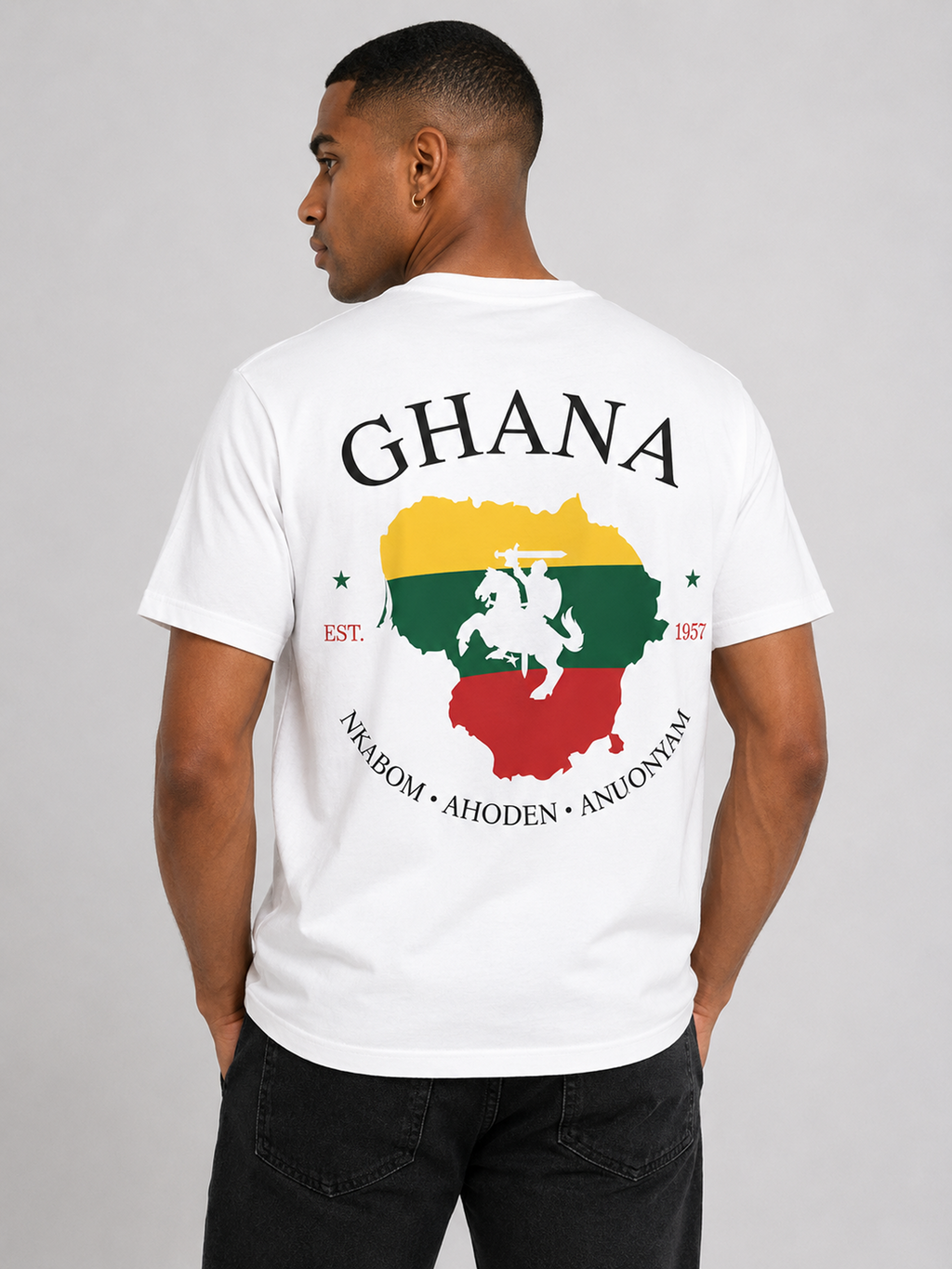 Ghana Graphic Tee – Unisex Country Pride T-Shirt