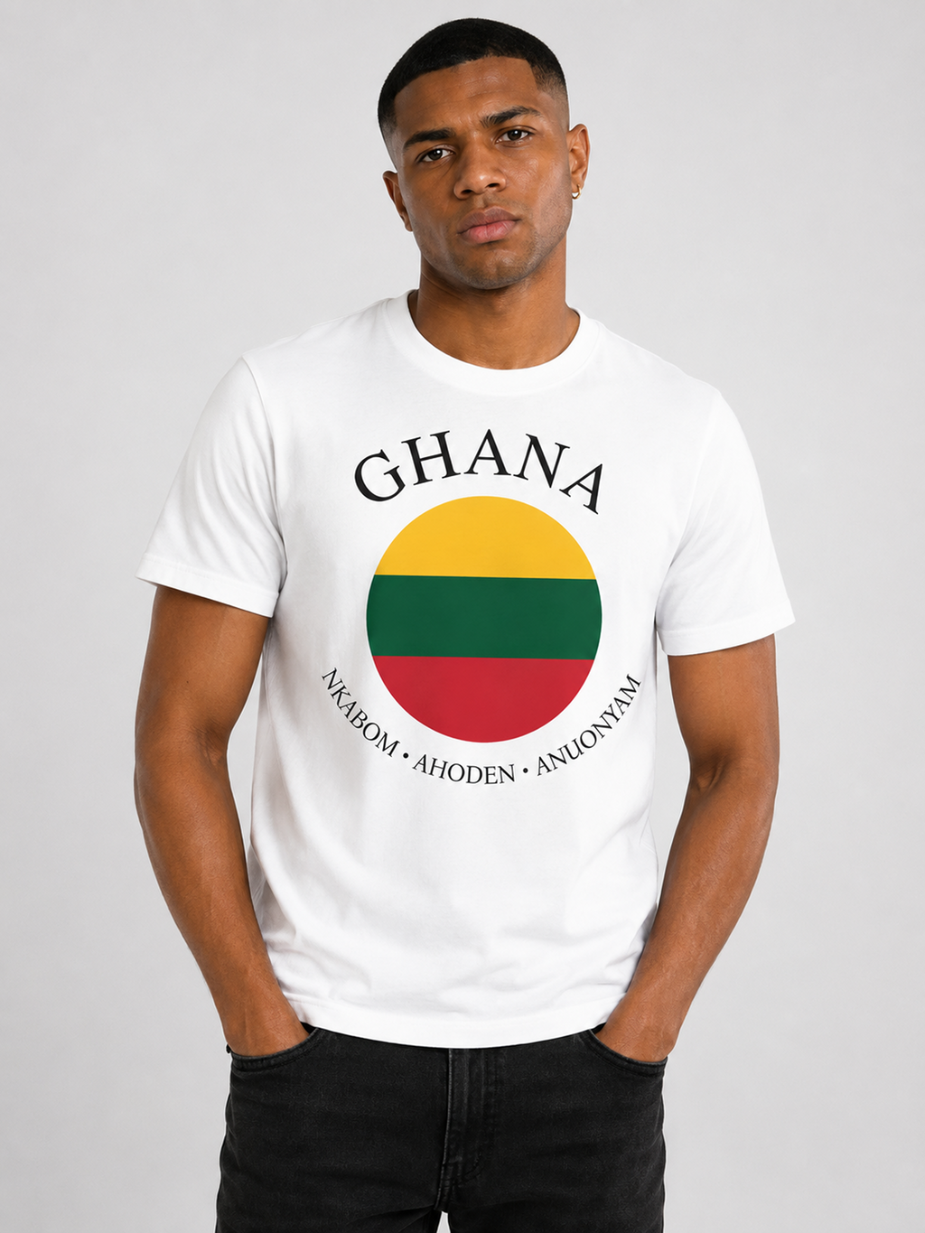 Ghana Graphic Tee – Unisex Country Pride T-Shirt