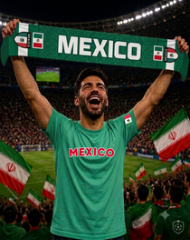 Mexico Football Stadium Supporter Scarf
