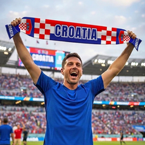 Croatia Football Stadium Supporter Scarf
