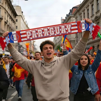 Paraguay Football Stadium Supporter Scarf