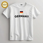 Germany Football T-Shirt, Soccer Fan Shirt, Sports Lover Gift