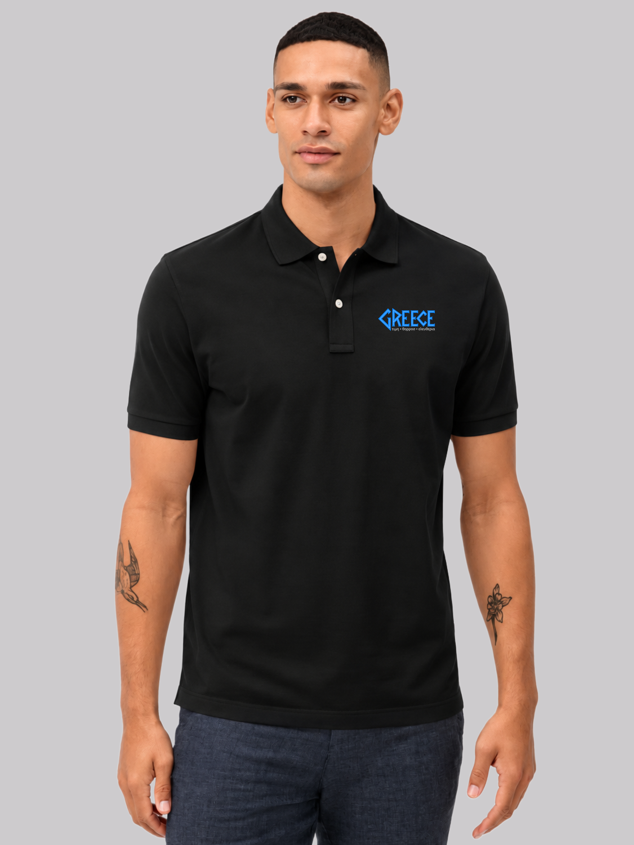 Greece Country Pride Polo T-Shirt – Premium Unisex Polo Tee