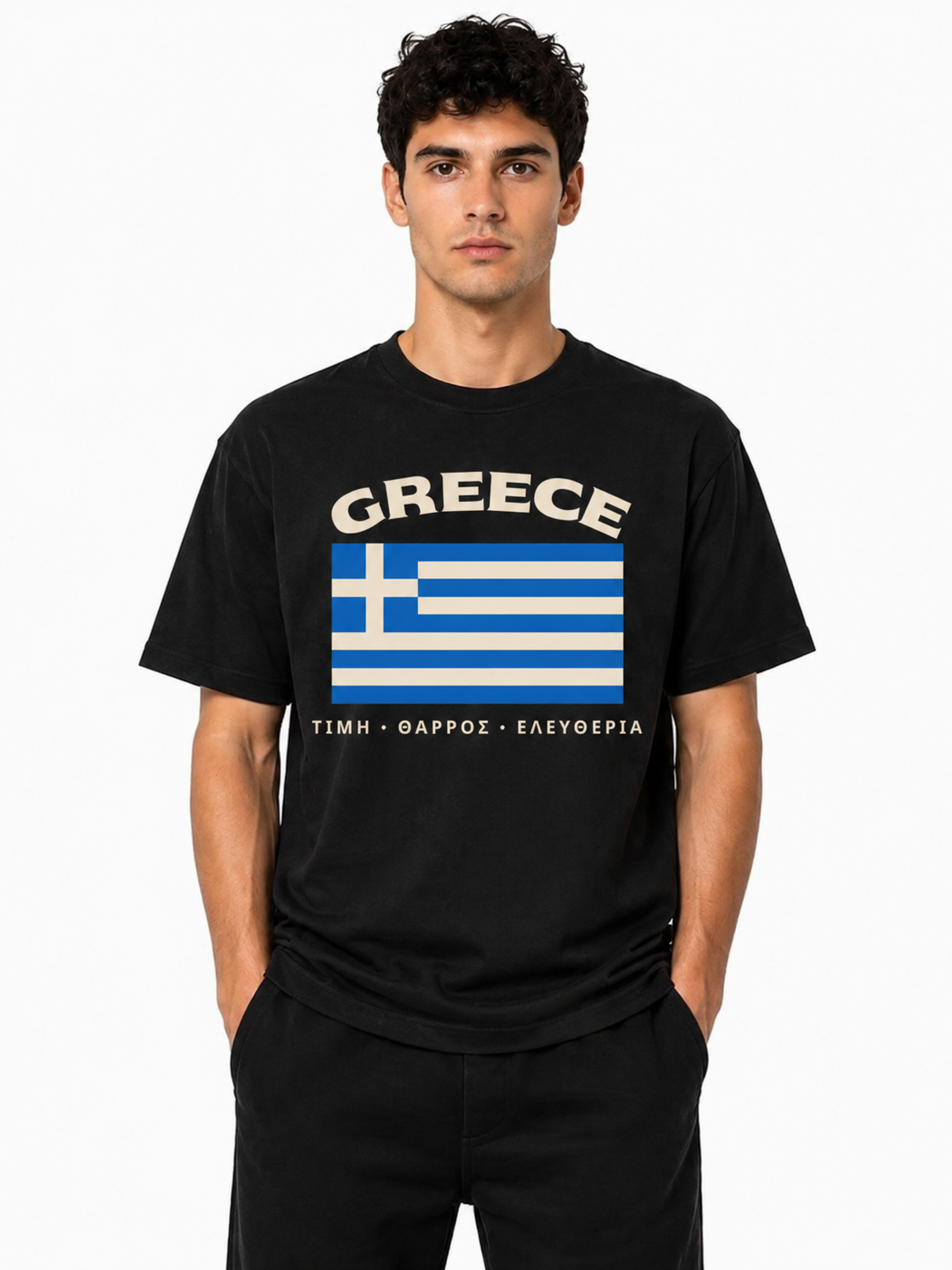 Greece Graphic Tee – Unisex Country Pride T-Shirt Main image