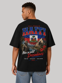 Haiti Oversized T-Shirt – Country Pride Unisex Graphic Tee