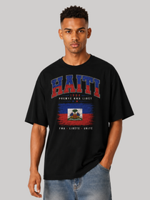 Haiti Oversized T-Shirt – Country Pride Unisex Graphic Tee