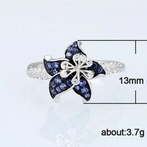 Fashion Trendy Jewelry Rings For Women Cubic Zirconia Charms Bridal Wedding Engagement White Gold Color Ring Drop Shipping