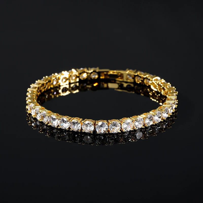 ICFTZWE Top Qualityen Silver Color Bracelets For Women Wedding Accessories Lady Fahsion Zircon Geometric Bracelet Girl Gift Secondary image