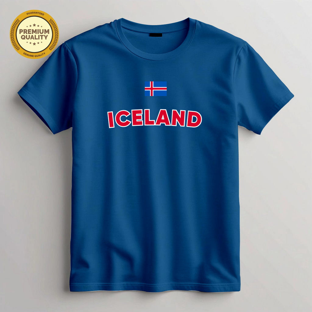Iceland Football Fan T-Shirt – Premium Quality