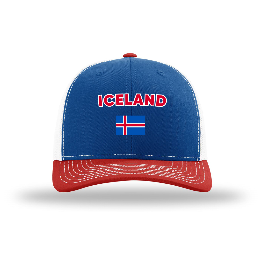 Iceland Country Flag Cap - Football/Basketball Fan Cap Main image