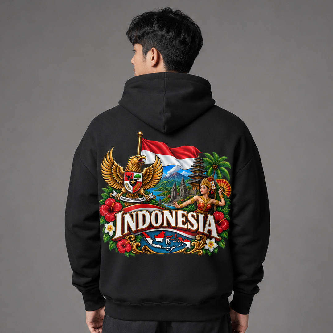 Indonesia Country Pride Hoodie – Premium Football Fan Hoodie