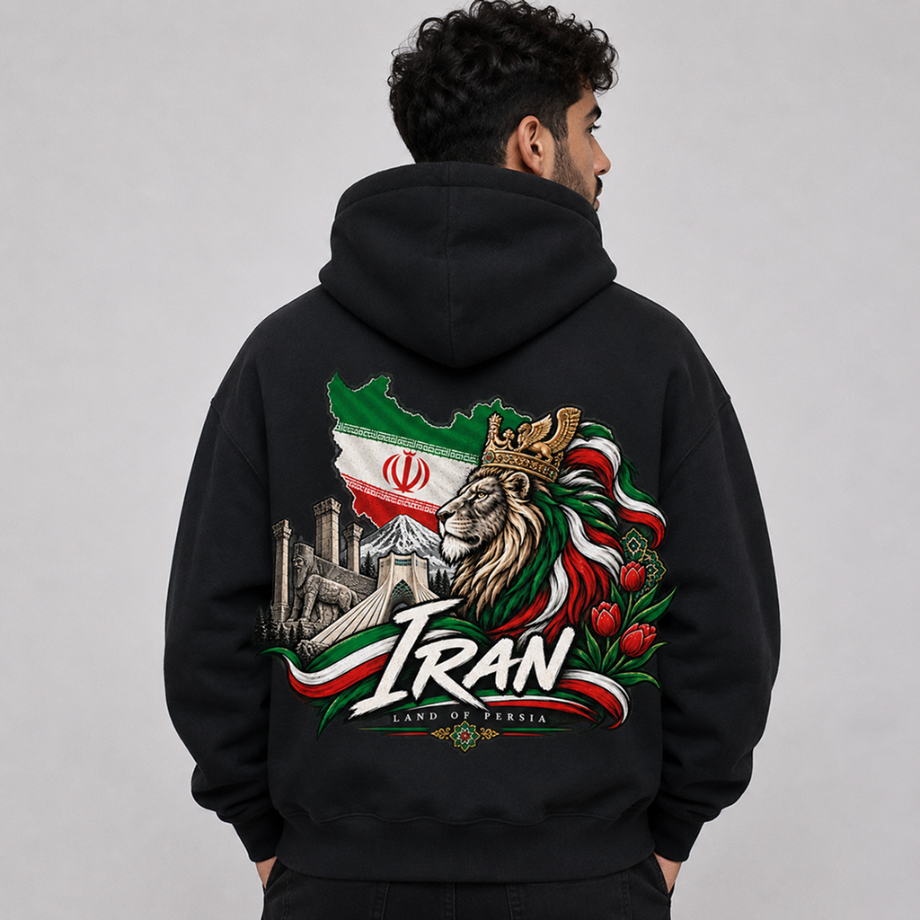 Iran Country Pride Hoodie – Premium Football Fan Hoodie