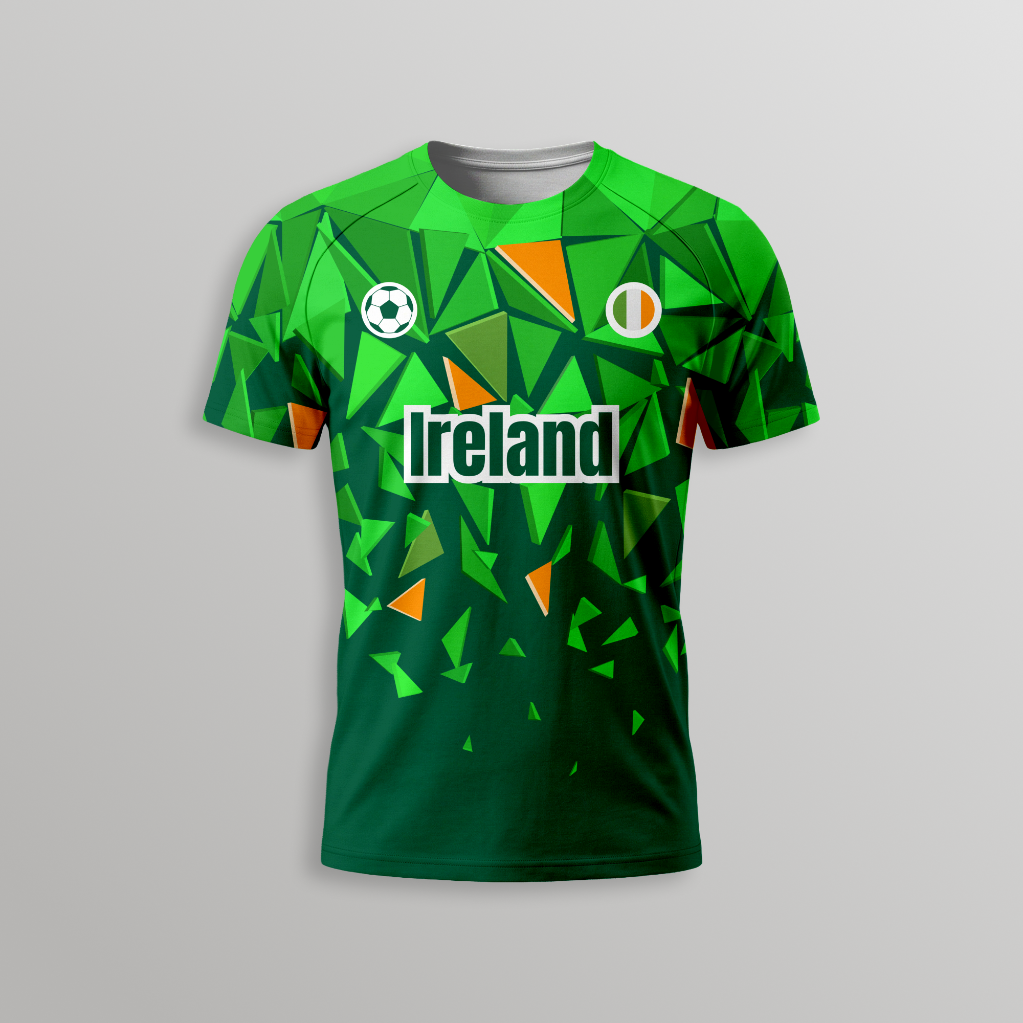 Ireland Football T-Shirt - Dry Fit T Shirt Main image