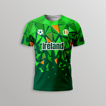 Ireland Football T-Shirt - Dry Fit T Shirt