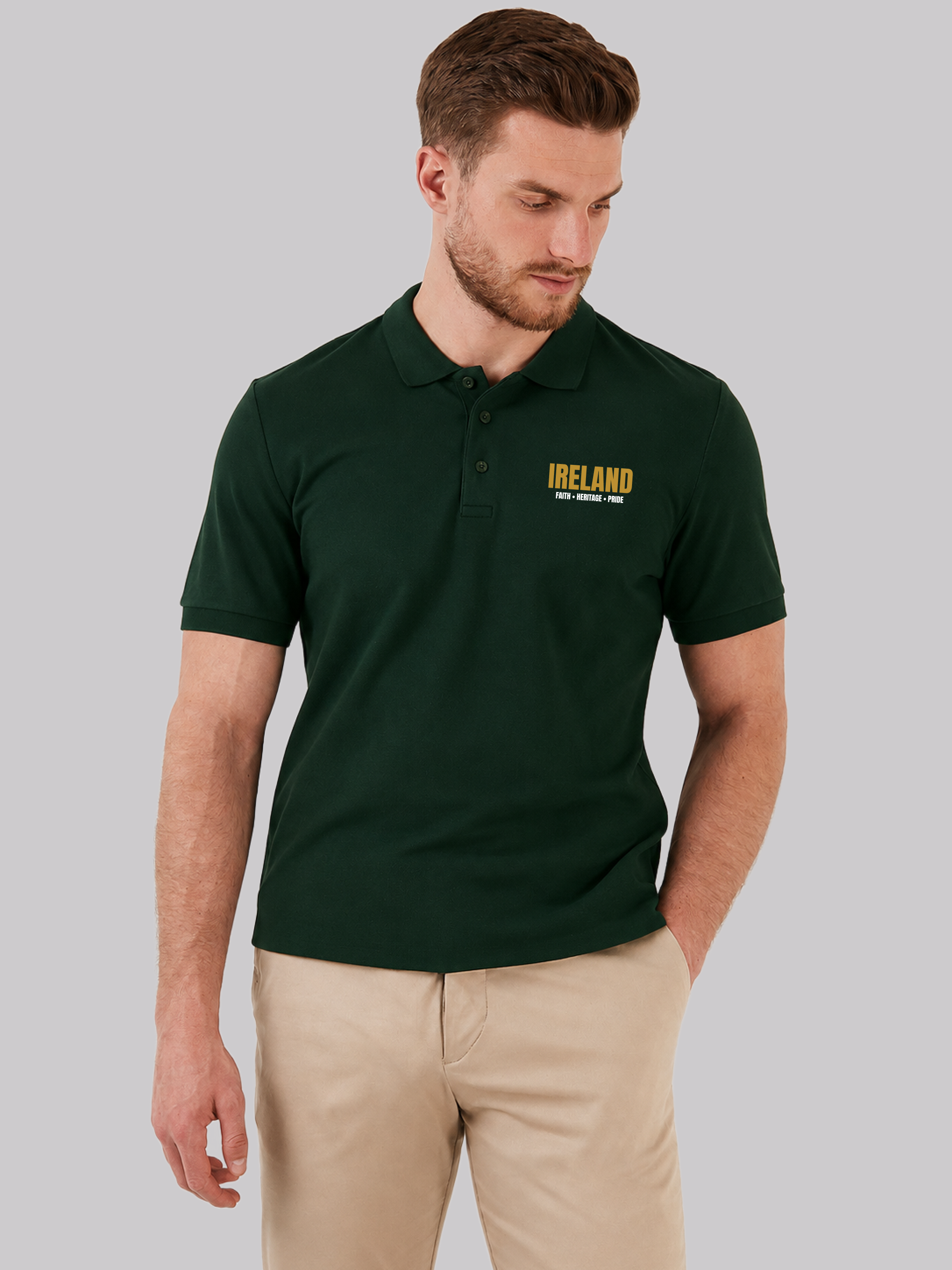 Ireland Country Pride Polo T-Shirt – Premium Unisex Polo Tee