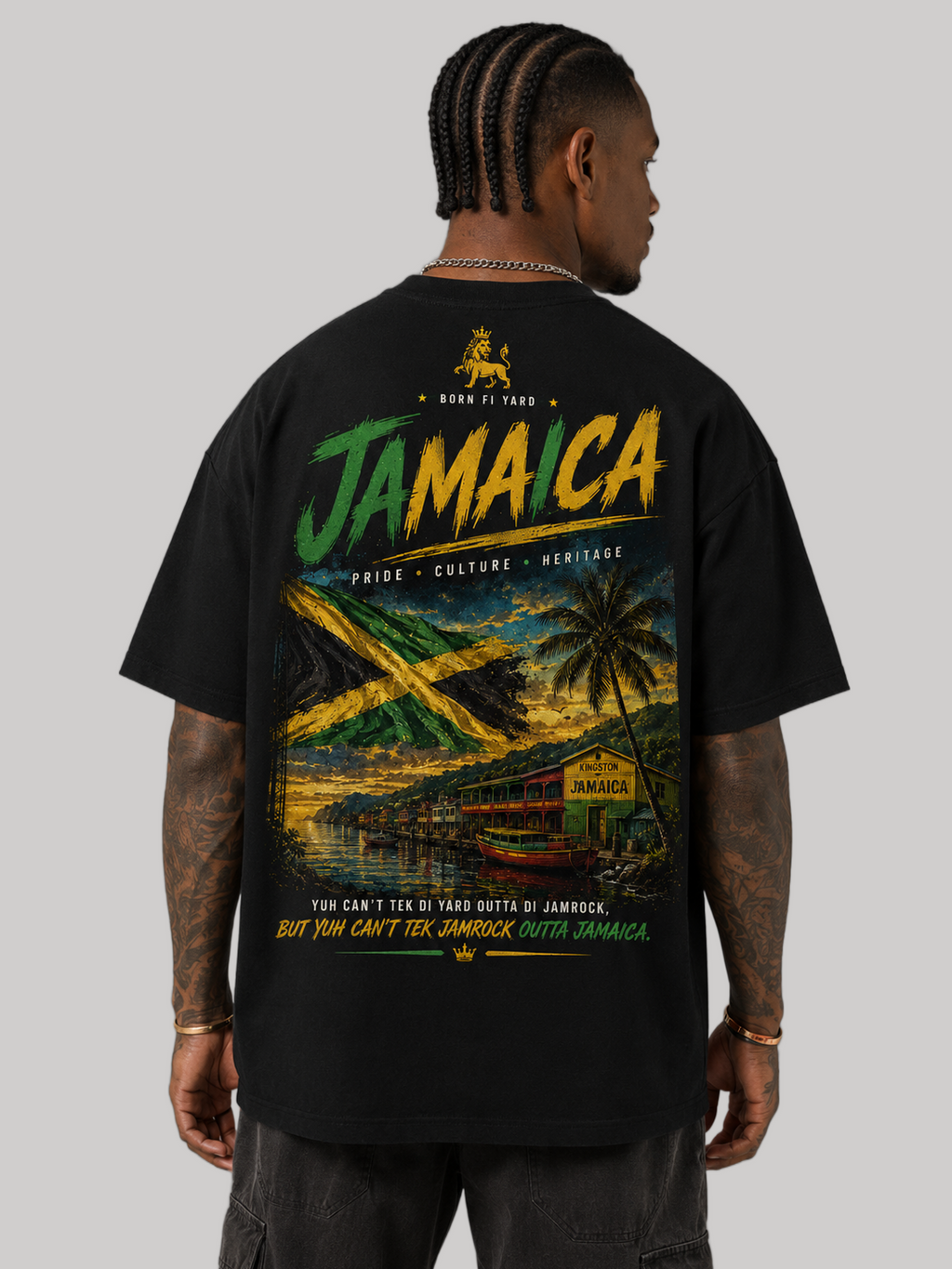 Jamaica Oversized T-Shirt – Country Pride Unisex Graphic Tee
