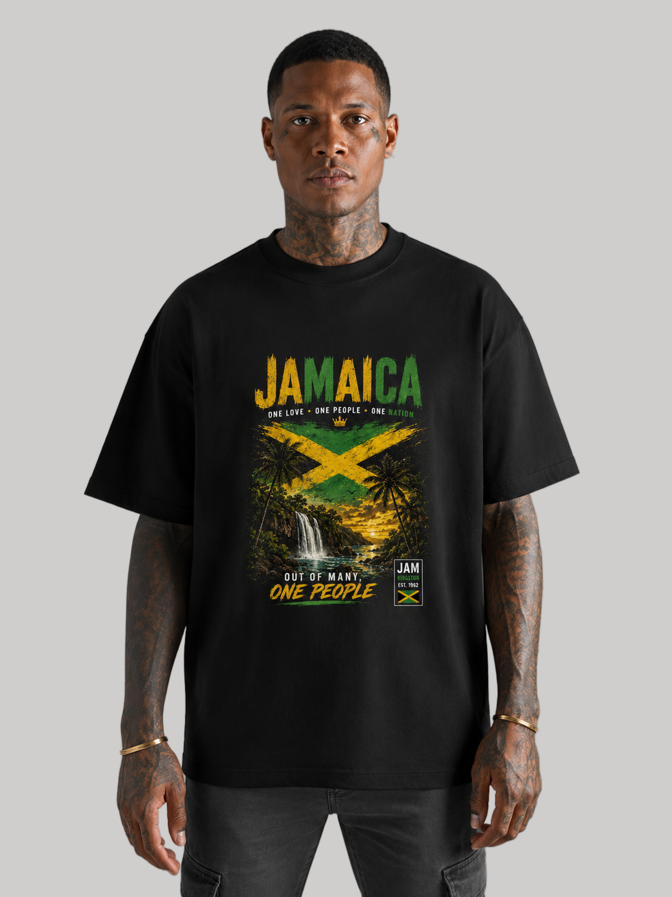 Jamaica Oversized T-Shirt – Country Pride Unisex Graphic Tee Main image